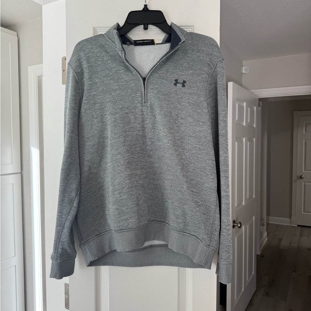 Under Armour Gray Quarter-Zip Pullover